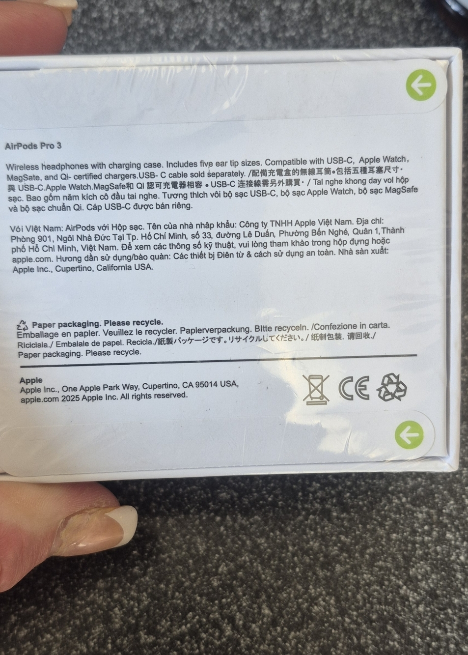 NIB Apple AirPods Pro 3 Wireless Earbuds - Picture 8 of 9